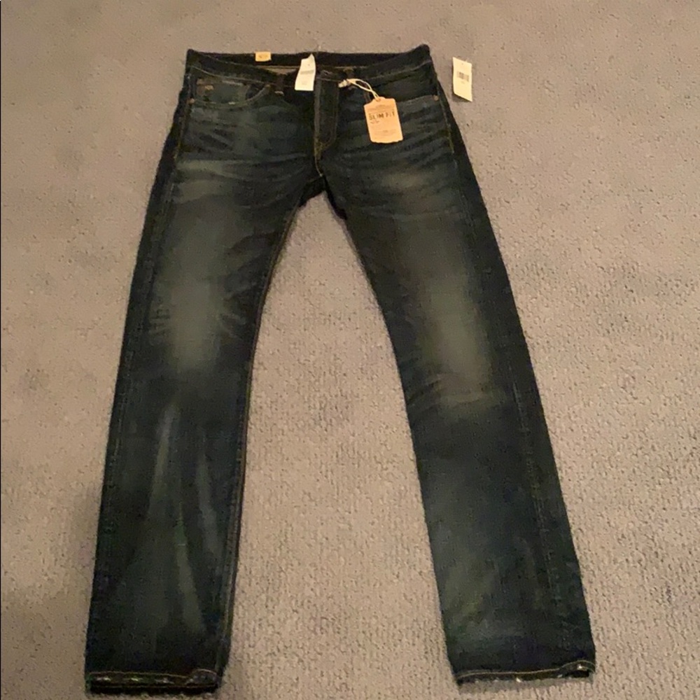 Double RL Slim Fit Selvedge Denim Jeans